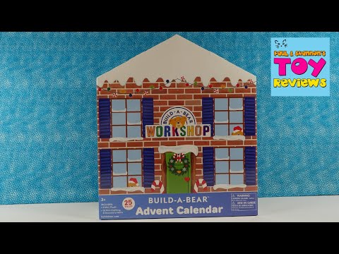 Build A Bear BABW Advent Calendar Fuzzy Friends Plush Unboxing