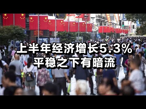 上半年经济增长5.3%，平稳之下有暗流.