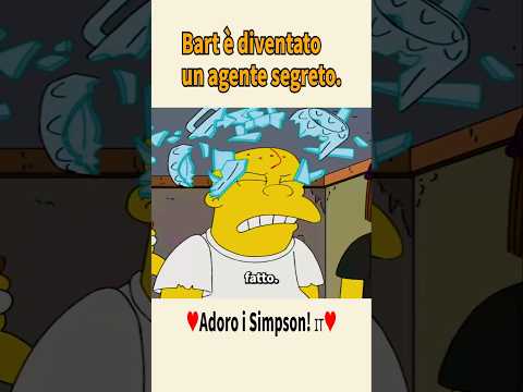 Bart è diventato un agente segreto.
