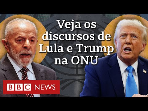 Veja como foram discursos de Lula e Trump na ONU