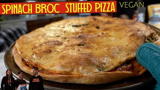 Recreating Sbarro’s Famous Stuffed Pizza — Vegan Edition!