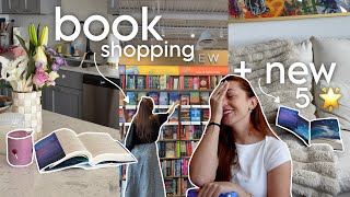 book shopping + reading a 5 🌟 book! (reading vlog)
