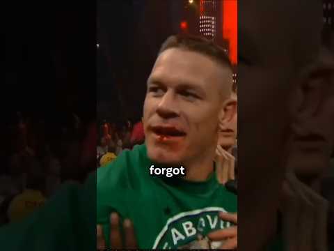 What happened when edge slapped john cena's father?