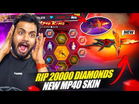 Rip 20000 Diamonds For Naruto Mp40 Skin 😱 90% Off Mystery Shop - Garena Free Fire Max  