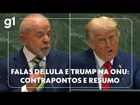 Jornal Hoje: Lula e Trump têm falas com contrapontos na ONU; veja RESUMO