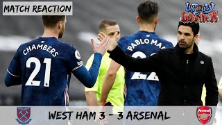 WEST HAM 3-3 ARSENAL MATCH REACTION ~ YING YANG FOOTBALL AT ITS FINEST!