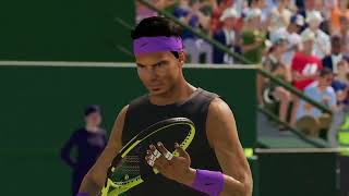 AO TENNIS 2. Пробую травку. Nadal vs Isner. Difficulty GRAND SLAM