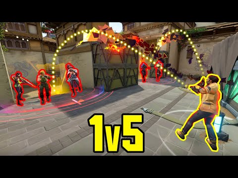 20 MINUTES OF IMPOSSIBLE 1v5 HERO MOMENTS - VALORANT