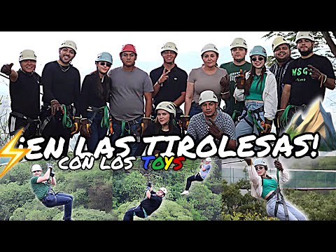 TIROLESAS EXTREMAS BAJO LA LLUVIA COM LOS TOYS (CONEJO TOYS)