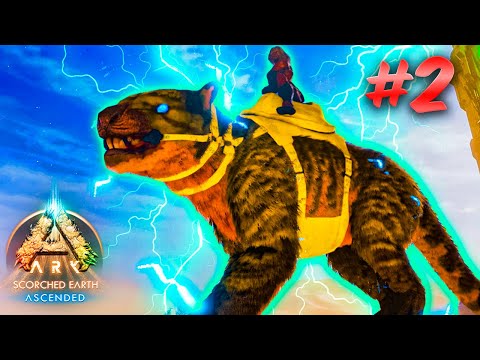 TAMEO al *DIOS del TRUENO* 😈 PRIMAL SCORCHED #2 😱​ ARK: Survival Ascended