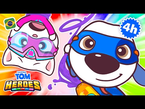 Ação heroica que não acaba mais | Talking Tom Heroes | Coletânea de Animações