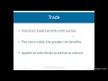 Specialization and Trade Concepts