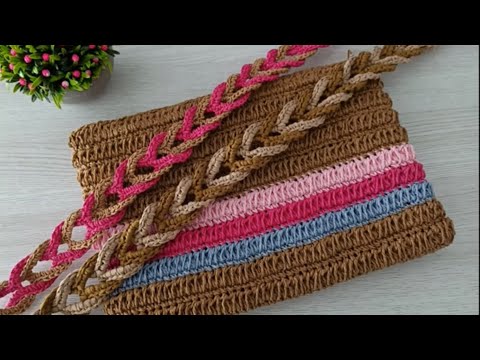 ÇOK ŞIK ÇANTA SAPI MODELİ ⭐️KNİTTİNG CROCHET(for beginners)