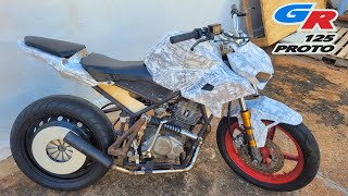 A MOTO CASEIRA ESTÁ FIBRADA! O projeto está quase no fim!