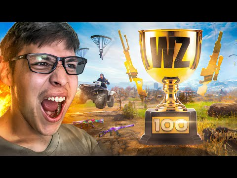 100 Warzone Wins to eat food with