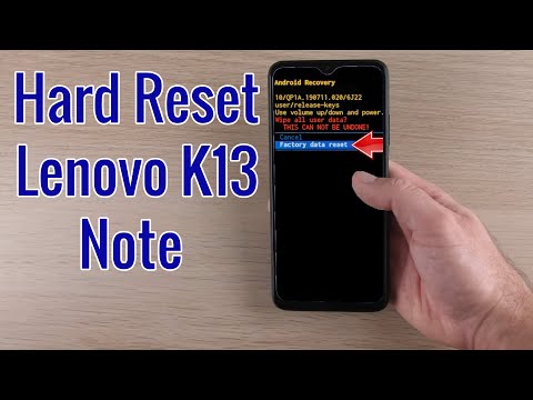(AZERBAIJANI) Hard Reset Lenovo K13 Note - Factory Reset Remove Pattern/Lock/Password (How to Guide)