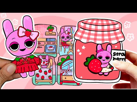 (Tutorial) Pinki Strawberry Squishy Book DIY Secrets Revealed!