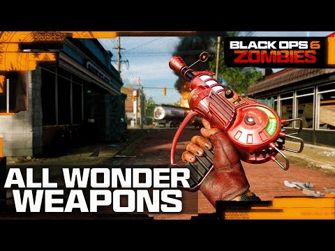 BLACK OPS 6 ZOMBIES GAMEPLAY: ALL WONDER WEAPONS!