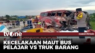 Kecelakaan Bus Rombongan Pelajar dengan Truk, 4 Orang Tewas | Kabar Petang tvOne