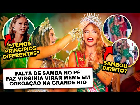 COROAÇÃO DA VIRGINIA: FALTA DE SAMBA NO PÉ E MEMES | Diva Depressão