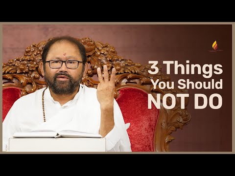 3 Things You Should Not Do  | Pujya Gurudevshri Rakeshji
