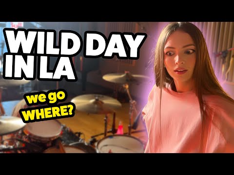 I Faced My Fears at a Real Recording Studio! VLOG from Los Angeles