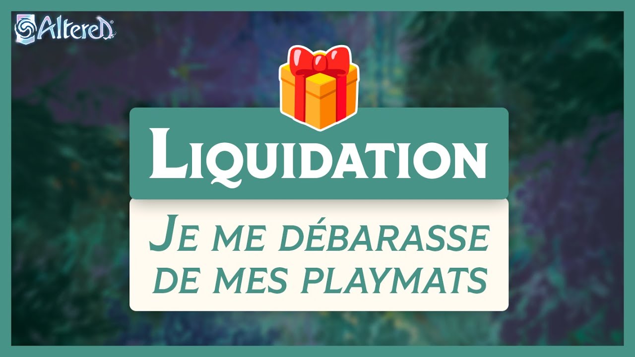🎁 | LIQUIDATION de mes PLAYMATS : je vous les fais gagner — Altered TCG
