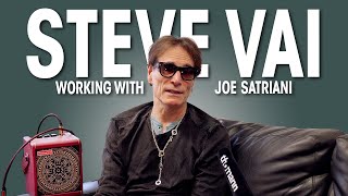 Steve Vai on Working With Joe Satriani | Backstage Interview