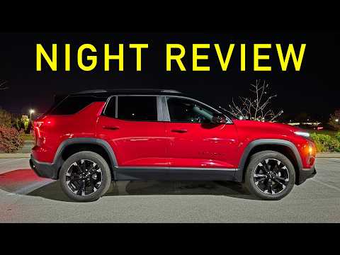 NIGHT REVIEW! -- Does the All-New 2025 Chevy Equinox RS Have Great Lights?? (Headlights & Ambient)