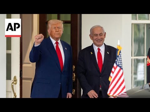 YouTube video thumbnail: Netanyahu Says He's Going to Washington to Meet With Trump