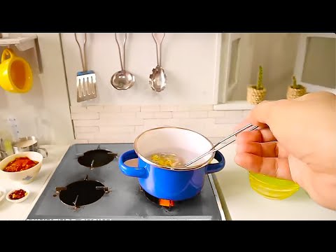 Miniature Cooking IDEA  Compilation  [ ASMR Mini Food Kitchen Set ]