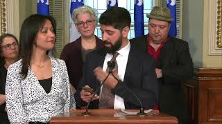 Voix juives indépendantes à l'Assemblée nationale du Québec #Nakba75