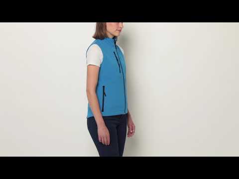 YouTube Russell Ladies Softshell Gilet Russell 9141F