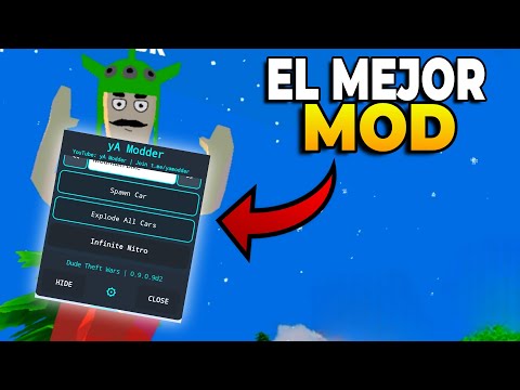 EL MEJOR MOD MENU DE DUDE THEFT WARS!!