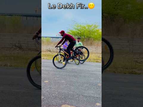 Kabhi Kisi Pe Hasna Nahi Chahiye😐❌Mu Band Ho Jata Hai🔥 #shorts #cycle #cyclestunt #trending #viral