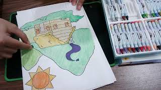 Color The House Under The Mountain And The Beautiful Sun 13