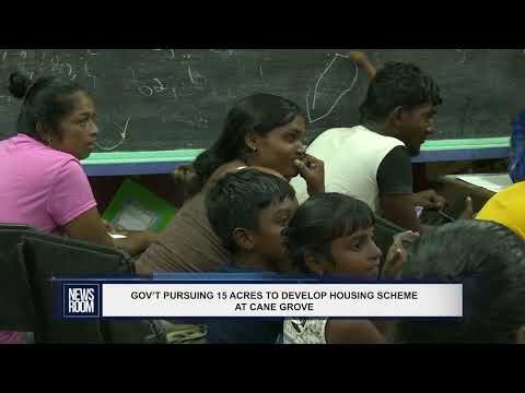 YouTube video thumbnail: Gov't Pursuing 15 Acres To Develop Housing Scheme At Cane Grove