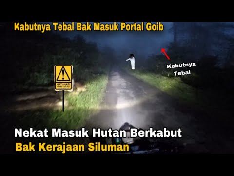 NEKAAT MASUK ALAS GUNUNG BERKABUT SENDIRIAN 😱‼️ LOKASI PALING DIHINDARI WARGA SAAT MALAM 😱 HORROR