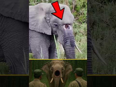 மொகத்தில் 🙄 ஓட்டையோடு காட்டில் அலைந்த யானையை elephant with hole #tamilshorts