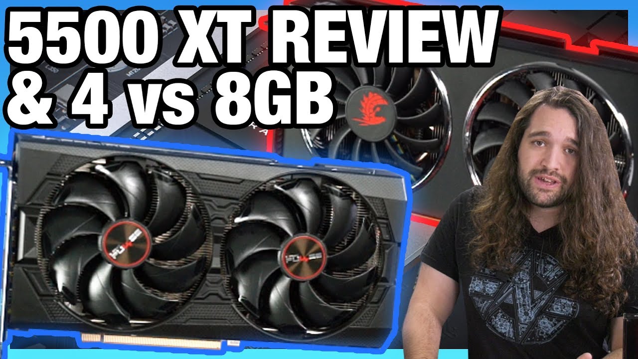 AMD RX 5500 XT GPU Review: 4GB vs. 8GB Benchmarks, Thermals, & Noise