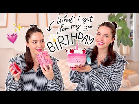 Everything I got for my 31st birthday! 🎂✨💕 I've been wanting this for YEARS!
