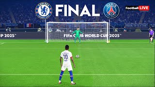 CHELSEA vs PSG Final - Penalty Shootout - FIFA Club World Cup 2025 | eFootball PES Gameplay