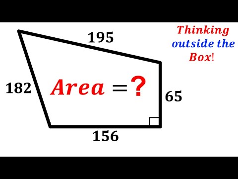 Can you calculate area of the Quadrilateral? | (Nice Hack) | #math #maths | #geometry