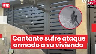 Corazón Serrano: extorsionadores disparan contra fachada de la casa de cantante
