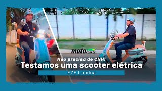 🛵 Testamos a scooter elétrica EZE Lumina: Não precisa de CNH e autonomia de até 100 km
