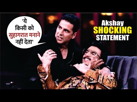 Akshay Kumar ने Ranveer Singh को लेकर कहा, 'ये किसी को सुहागरात नहीं मनाने देता' | Ranveer Singh