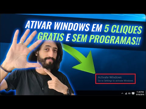 Como ATIVAR o Windows em 5 cliques DE GRAÇA!!! (SEM ATIVADOR, SEM CRACK, SEM NADA!!)