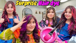 SURPRISED || ESHAAL or ANAYA ne karwaya HAIR COLOUR #hairdye #fashion #style #salon