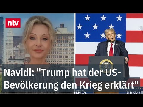 Militär-Reden und Shutdown - Navidi: "Trump hat US-Bevölkerung den Krieg erklärt"