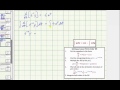 Solving Linear First Order Differential Equations
